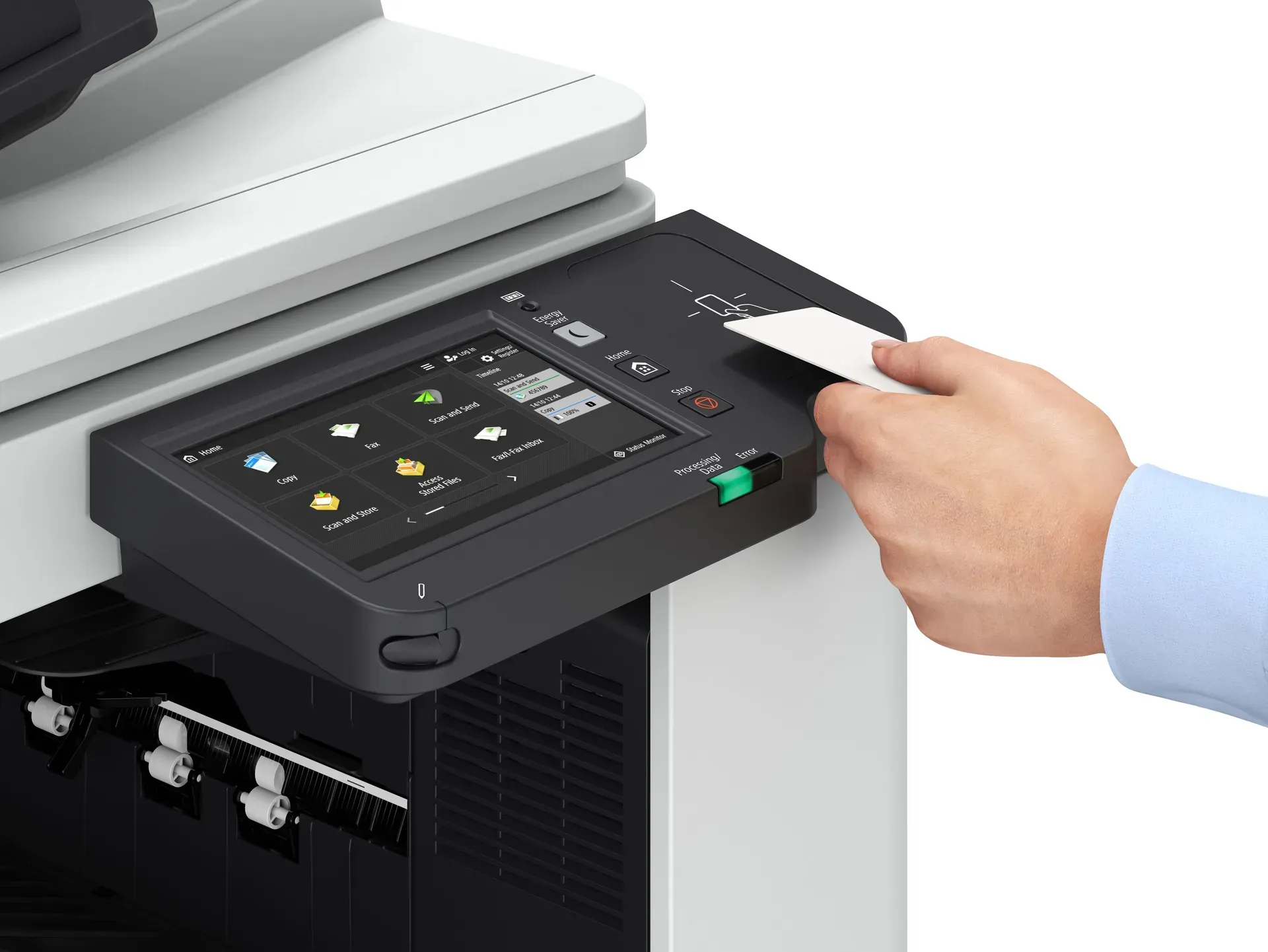 Canon imageRUNNER 2900i kontrol paneli ve kullanıcı arayüzü, gelişmiş tarama özellikleri menüsü