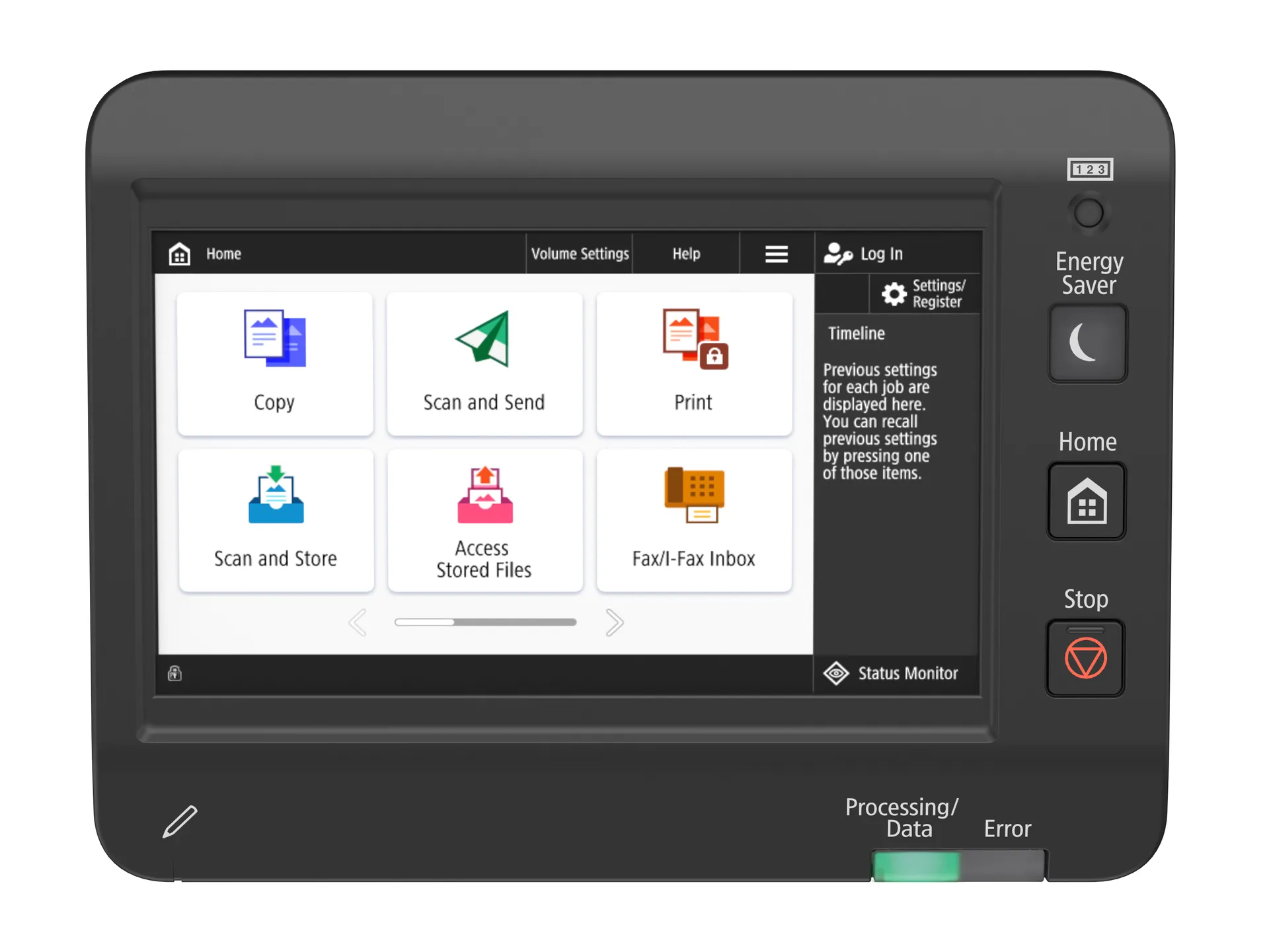 Canon imageRUNNER C1533i Kontrol Paneli
