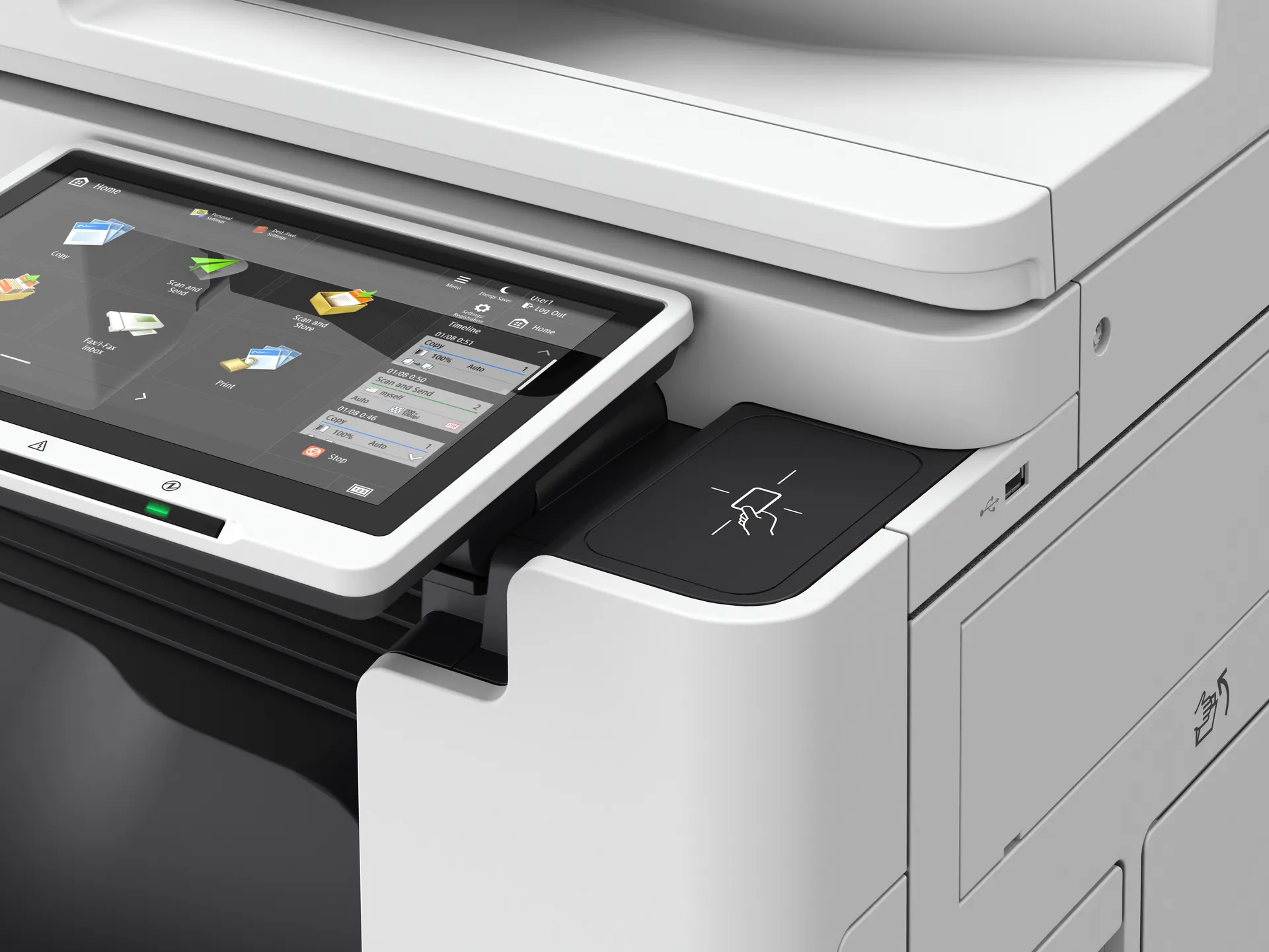 Canon imageRUNNER ADVANCE DX C3900 Serisi Kontrol Paneli