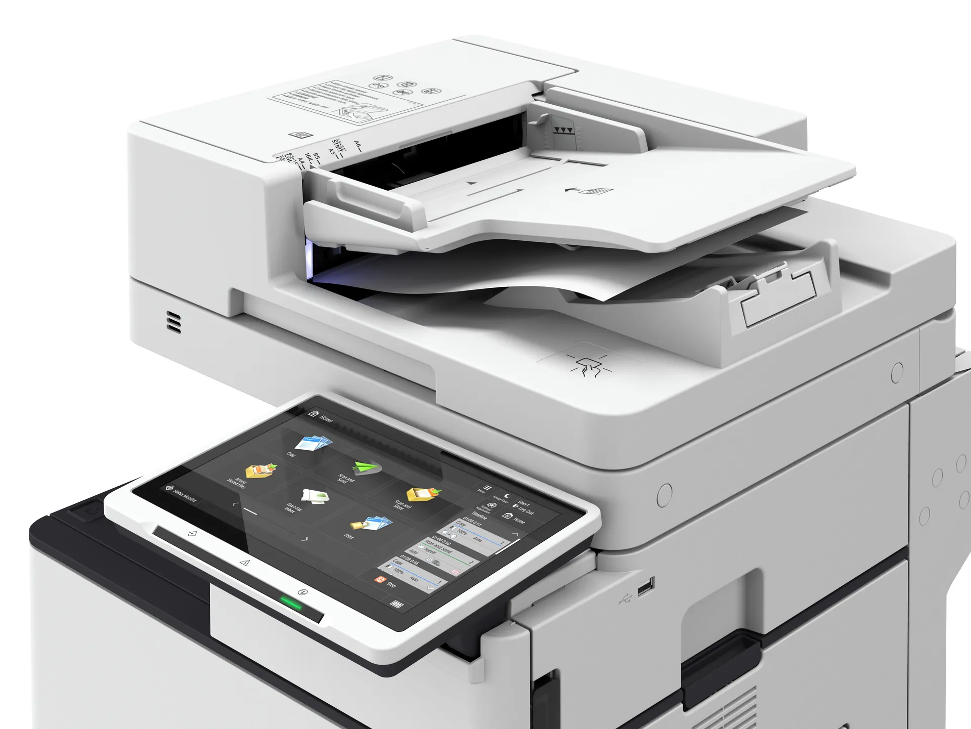 Canon imageRUNNER ADVANCE 529i Kontrol Paneli